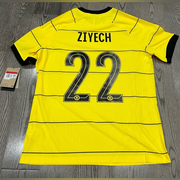 Chelsea FC Nike Away Football Jersey 2021/2022 DRI-FIT ADV ZIYECH #22 L BNWT - Picture 1 of 8
